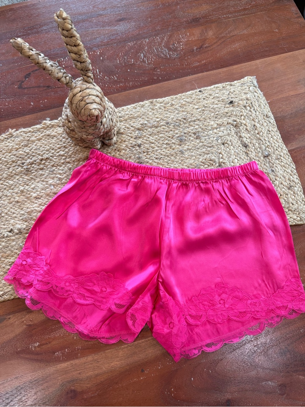 Gold Hawk Silk Shorts